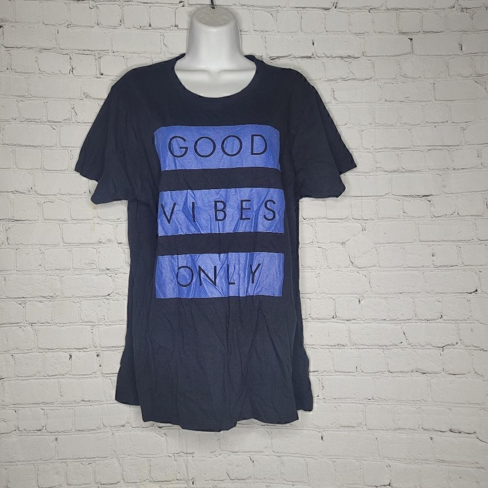 βWomen'sβGOODβVIBESβONLYΒ PrintβTeeβXL